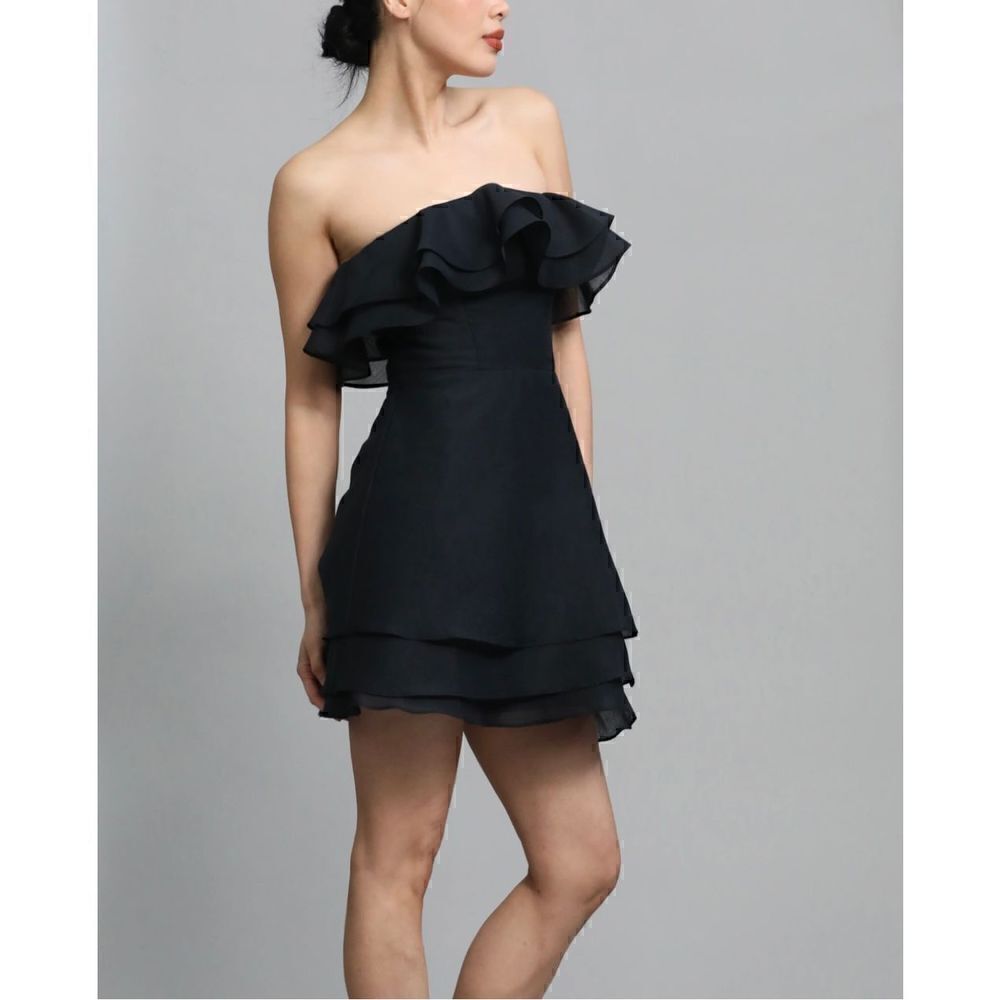 KEEPSAKE the Label black float mini dress